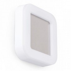 Φωτιστικό Επίτοιχο LED 15W 230V 1200lm 4000K Λευκό Φως Ημέρας Polycarbonate Λευκό IP65 21-1901510